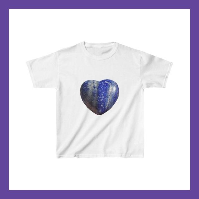 Custom Women's T-shirt - White/Blue - M on Productcaster.