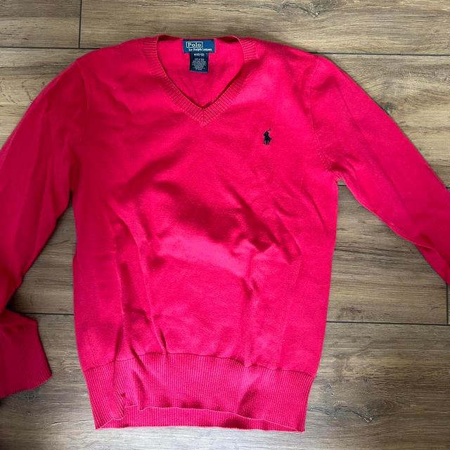 Polo Ralph Lauren Women's Jumper - Red - 6 on Productcaster.