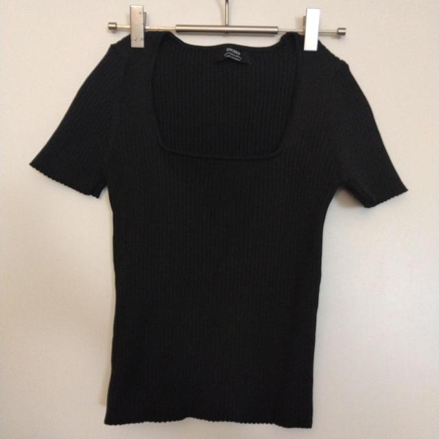 Bershka Women's T-shirt - Black - S on Productcaster.