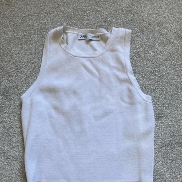 Zara Women's Vest - White - 8 on Productcaster.