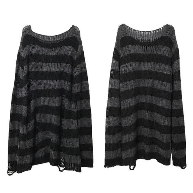 Women's Jumper - Black/Grey - 8 on Productcaster.