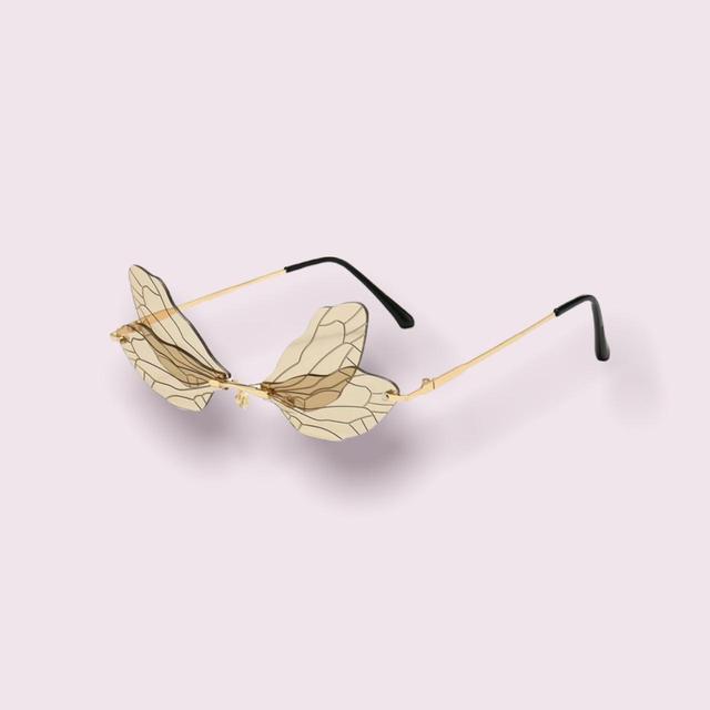 Women's Cat eye Sunglasses - Gold on Productcaster.