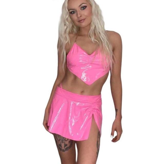 Women's Mini Skirt - Pink - S on Productcaster.