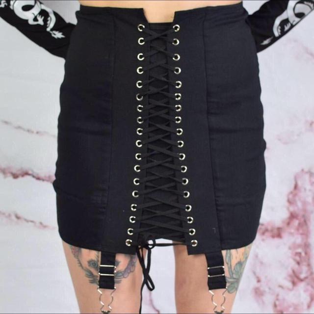 Women's Mini Skirt - Black - UK 14 on Productcaster.