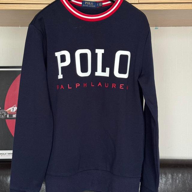 Polo Ralph Lauren Men's Sweatshirt - Navy - S on Productcaster.