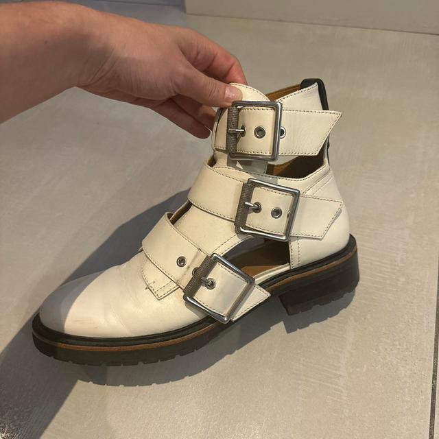 Rag & Bone Women's Ankle Boots - White/Cream - UK 5.5 on Productcaster.