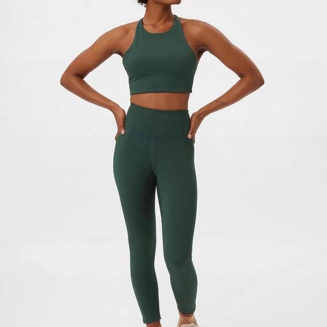 Girlfriend Collective Women's Leggings - Green - UK 8 on Productcaster.