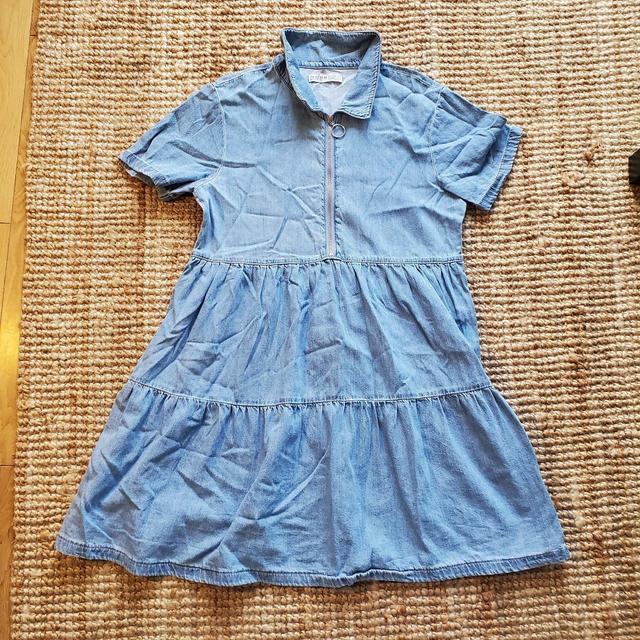 H&M Women's Babydoll Dress - Blue - 10 on Productcaster.