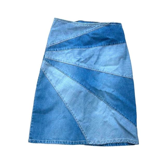 Warehouse Women's Casual Skirt - Blue/Navy - M on Productcaster.