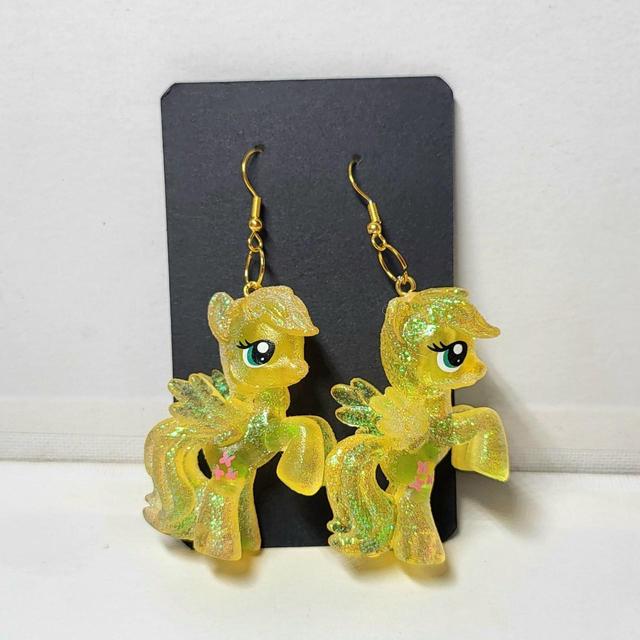 My Little Pony Women's Earrings - Yellow/Gold on Productcaster.