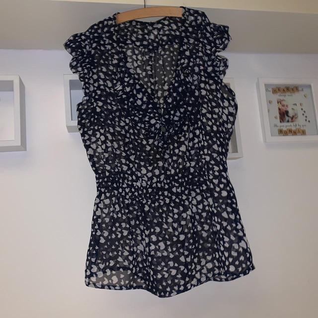 Primark Women's Blouse - Navy - 14 on Productcaster.