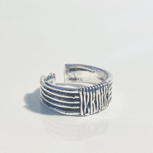 Men's Ring - Silver on Productcaster.