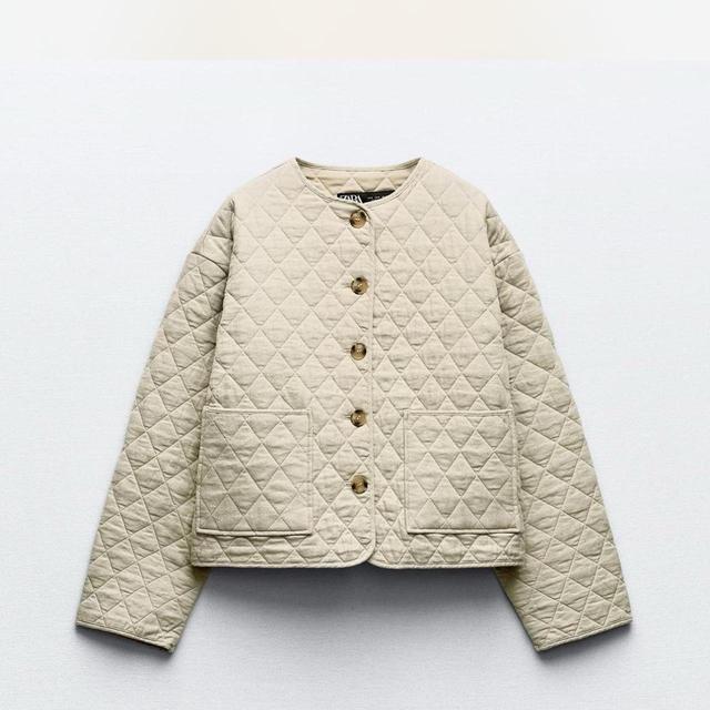 Zara Women's Jacket - Tan - M on Productcaster.