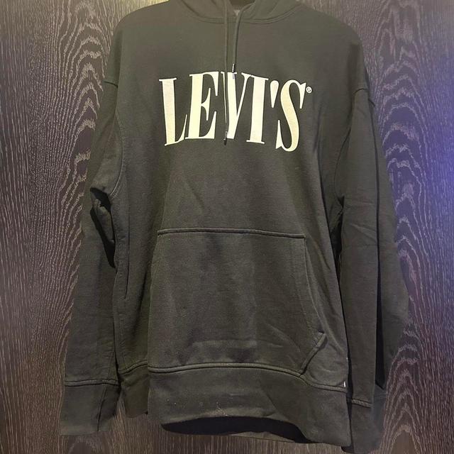 Levi's Men's Hoodie - Black - S on Productcaster.