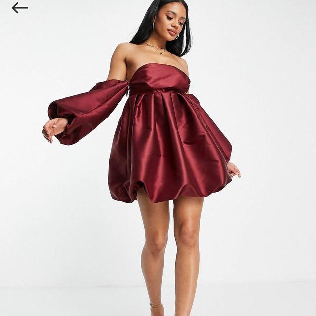 ASOS Women's Party Dress - Burgundy/Red - 12 on Productcaster.