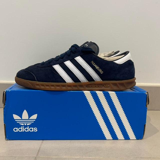 Adidas Originals Men's Trainers - Navy/Blue - UK 8.5 on Productcaster.