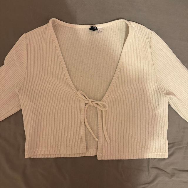 H&M Women's Cardigan - White - M on Productcaster.