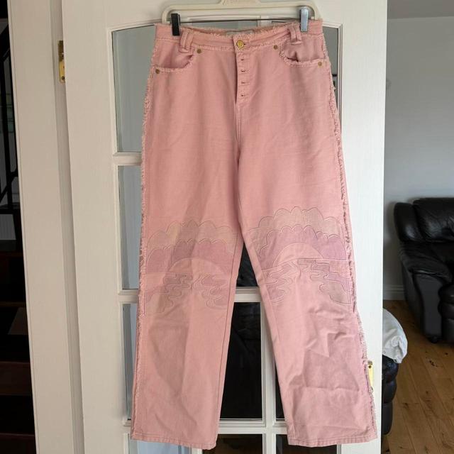 House of Sunny Women's Jeans - Pink - UK 10 on Productcaster.