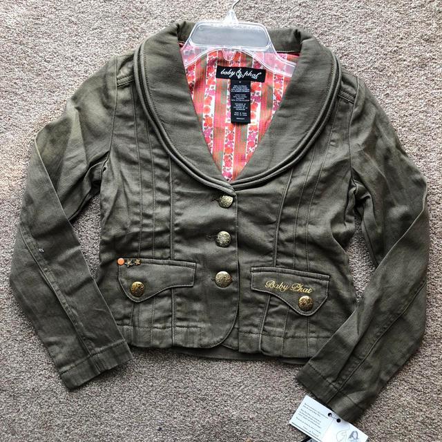 Baby Phat Kids' Cotton Jacket - Khaki on Productcaster.