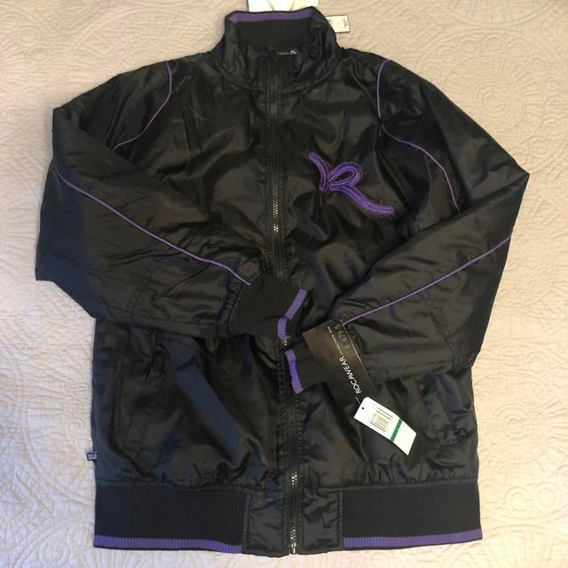 Rocawear Kids' Polyester Jacket - Black/Purple on Productcaster.