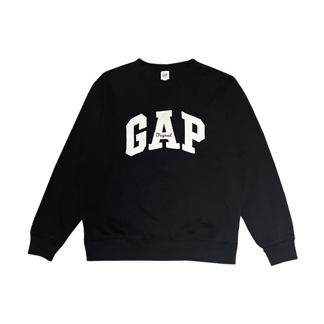 Gap Men's Sweatshirt - Black/White - L on Productcaster.