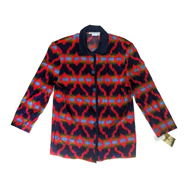 American Vintage Women's Lightweight Jacket - Red/Multi - UK 10 on Productcaster.