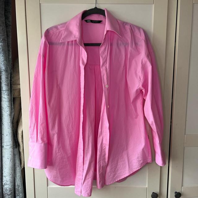 Zara Women's Shirt - Pink - S on Productcaster.