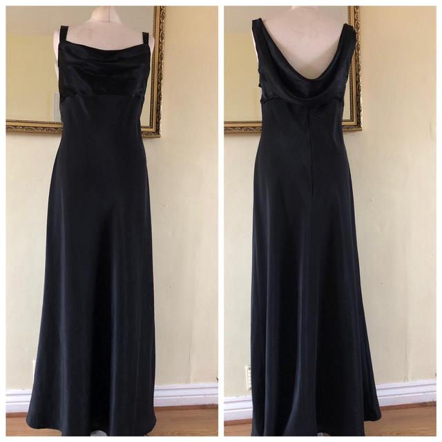 Vintage Women's Party Dress - Black on Productcaster.