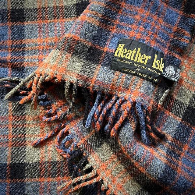 Vintage Men's Scarf - Orange on Productcaster.