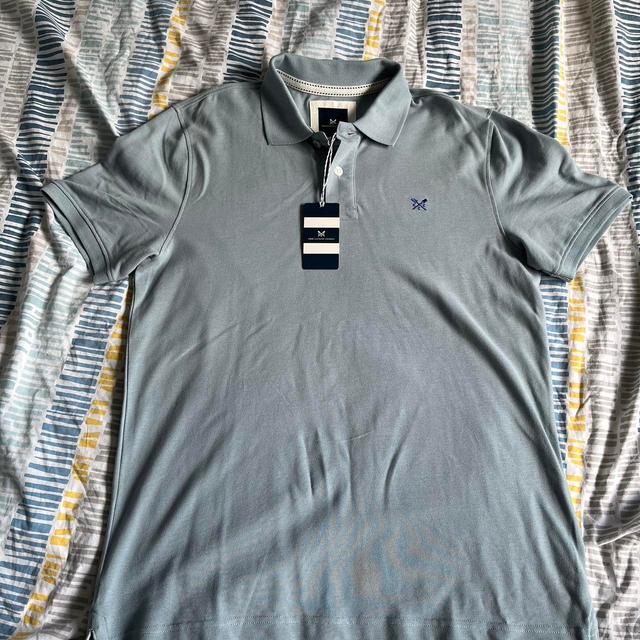 Crew Clothing Company Men's Polo shirt - Blue - M on Productcaster.