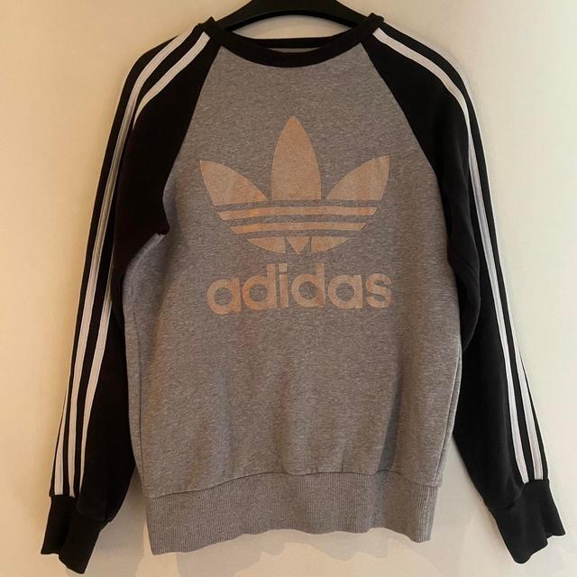 Adidas Originals Women's Sweatshirt - Grey/Black - 8 on Productcaster.