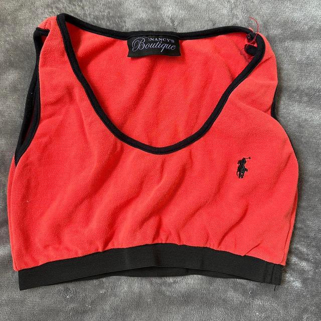 Ralph Lauren Women's Crop top - Red - S on Productcaster.