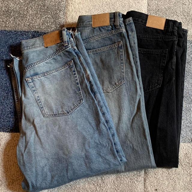 Weekday Men's Faded Jeans - Blue/Navy - 26" on Productcaster.