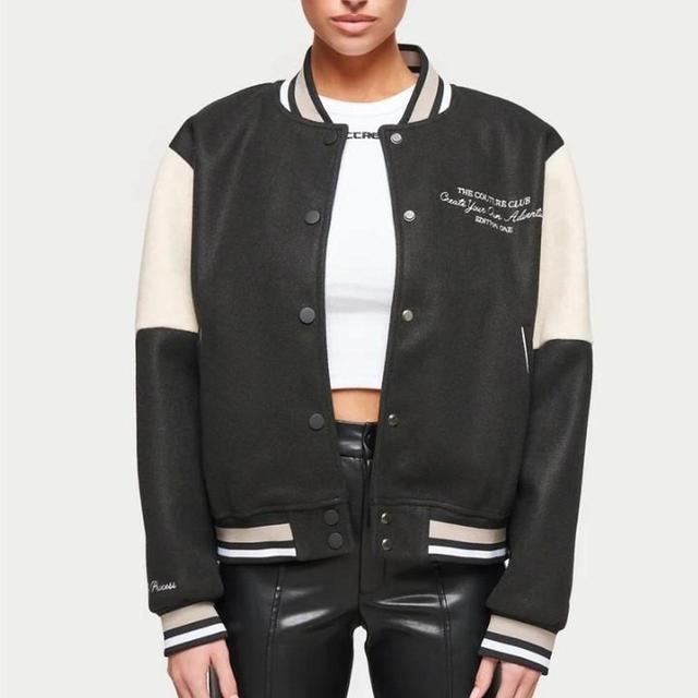 The Couture Club Women's Bomber Jacket - Black - UK 10 on Productcaster.