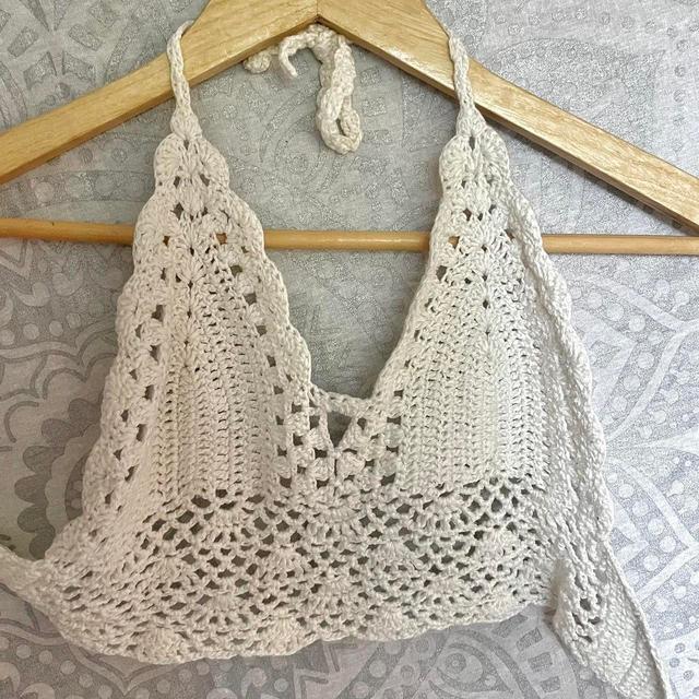 Handmade Women's Crop top - White - 6 on Productcaster.