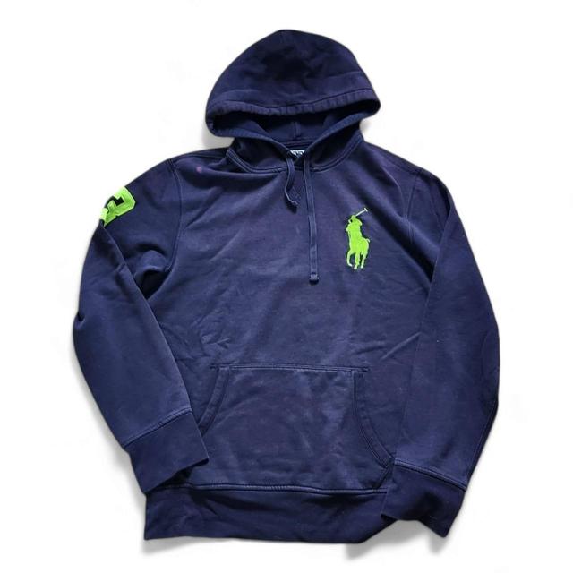 Ralph Lauren Men's Hoodie - Yellow/Navy - L on Productcaster.