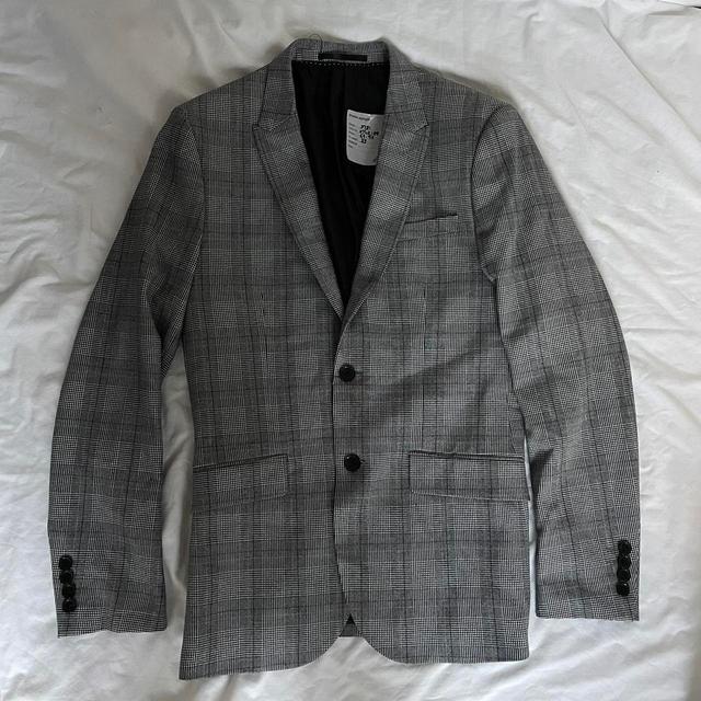 H&M Men's Blazer Jacket - Grey - S on Productcaster.