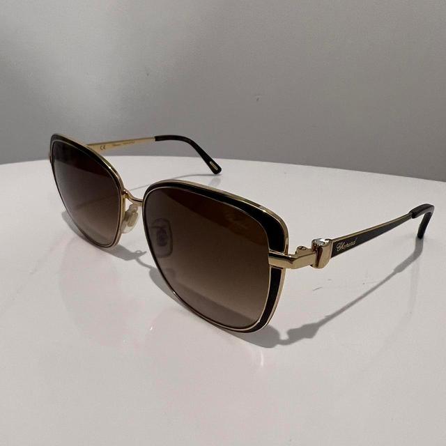 Chopard Women's Cat eye Sunglasses - Gold on Productcaster.