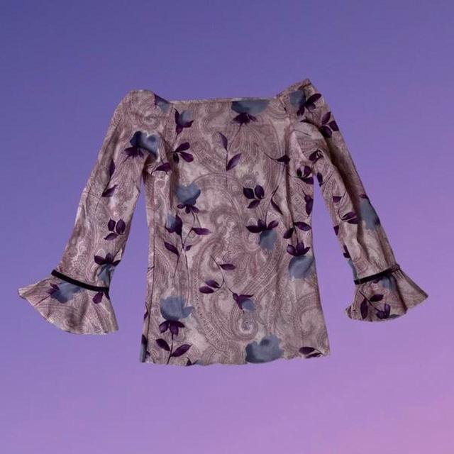 Women's Blouse - Purple/Multi - S on Productcaster.