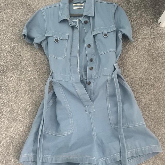 Urban Outfitters Women's Playsuit - Blue - UK 8 on Productcaster.