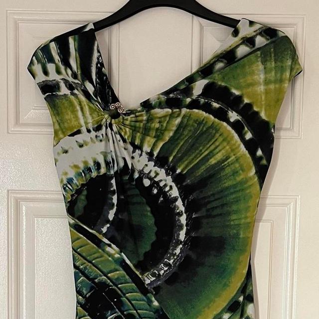 Roberto Cavalli Women's Bodycon Dress - Green/Multi - XS on Productcaster.