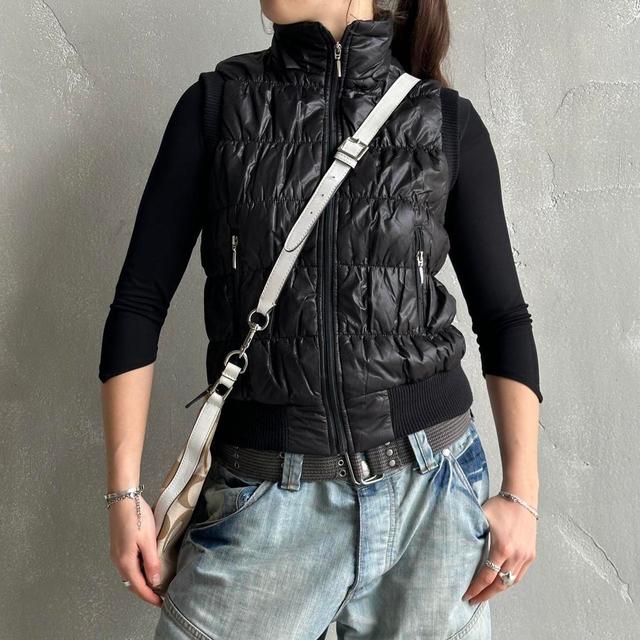 Vintage Women's Gilet - Black - UK 8 on Productcaster.