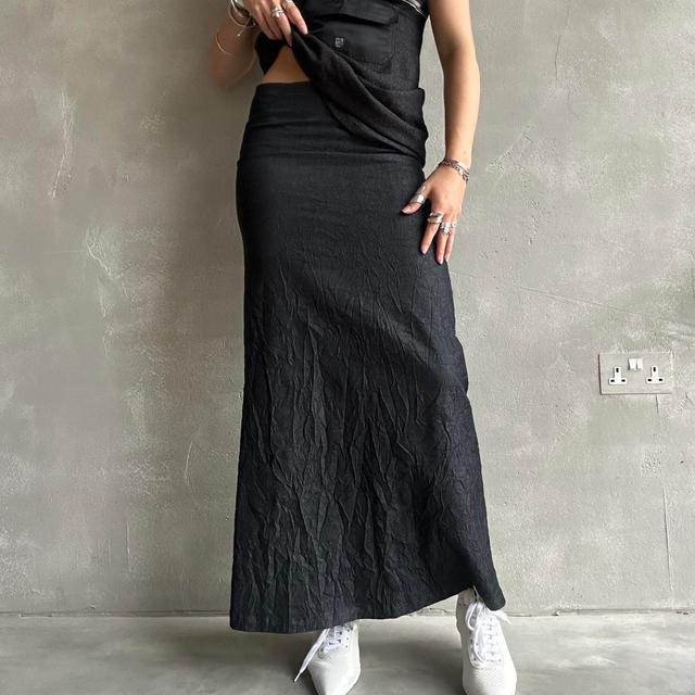 Cop Copine Women's Maxi Skirt - Navy/Blue - S on Productcaster.