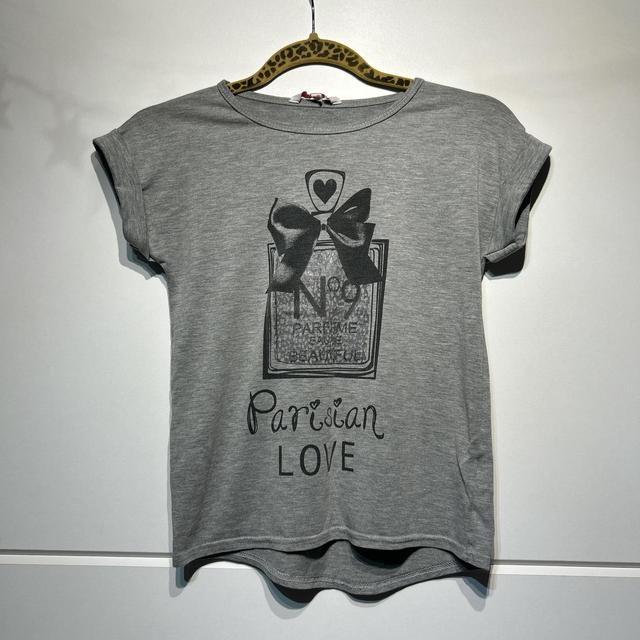 Vintage Women's T-shirt - Grey/Black - XS on Productcaster.