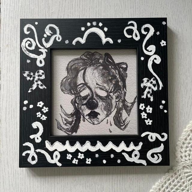 Handmade Painting - Black on Productcaster.