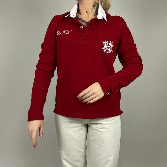 Polo Ralph Lauren Women's Jumper - Burgundy - S on Productcaster.