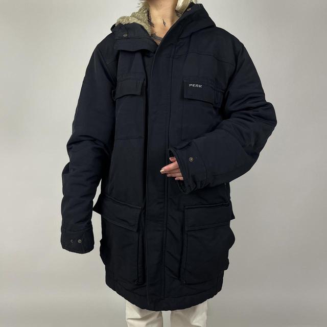 Vintage Men's Parka - Black - L on Productcaster.