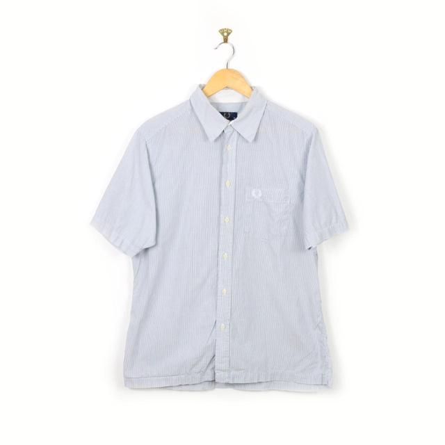 Fred Perry Men's Shirt - Blue - M on Productcaster.