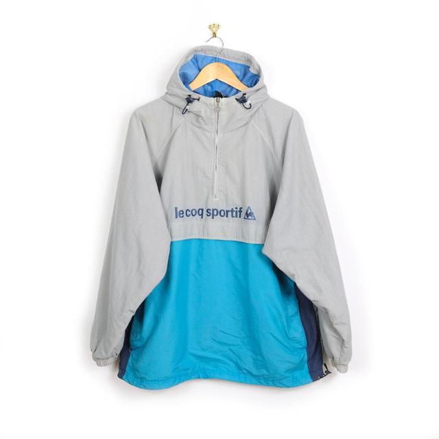 Le Coq Sportif Men's Lightweight Jacket - Grey/Blue - XL on Productcaster.