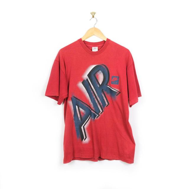 Nike Men's T-shirt - Red - L on Productcaster.